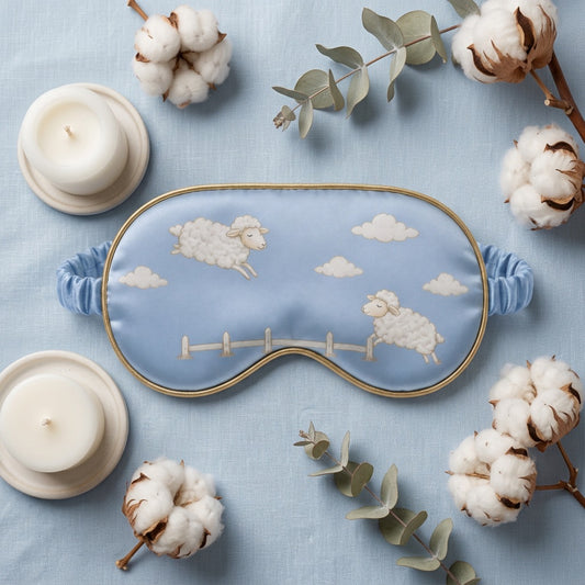 Counting Sheep Silk Mask