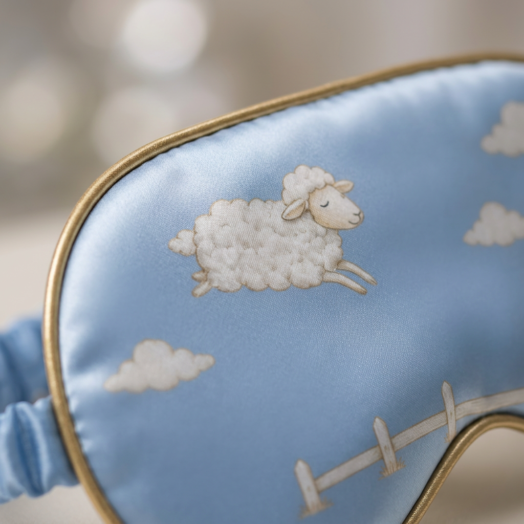 Counting Sheep Silk Mask