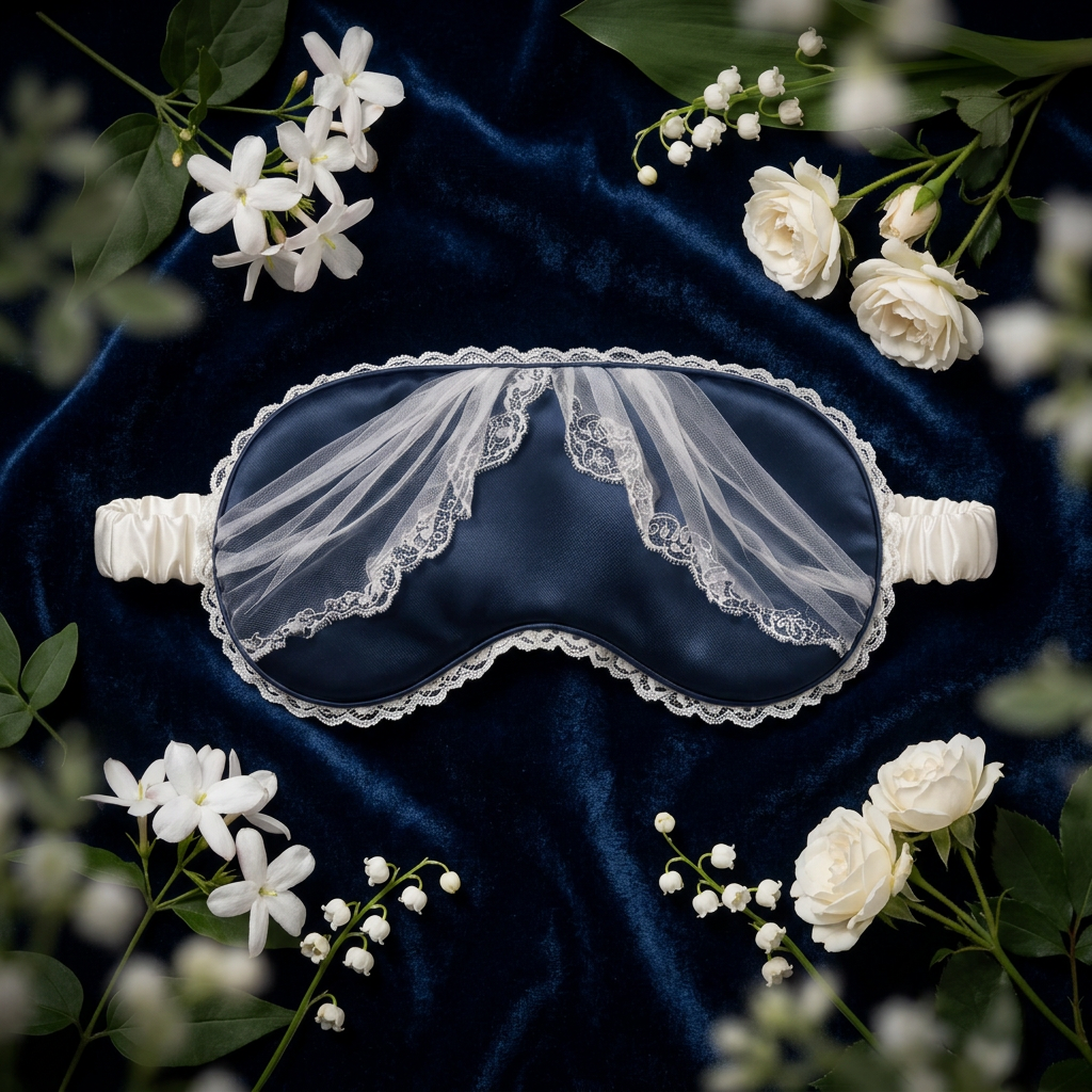Bridal Veil Silk Sleep Mask