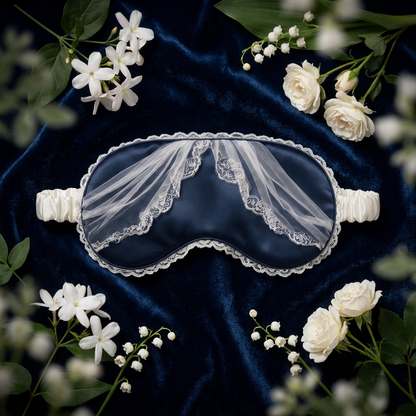 Bridal Veil Silk Sleep Mask