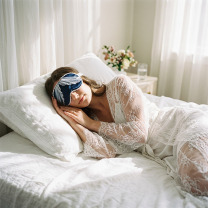 Bridal Veil Silk Sleep Mask